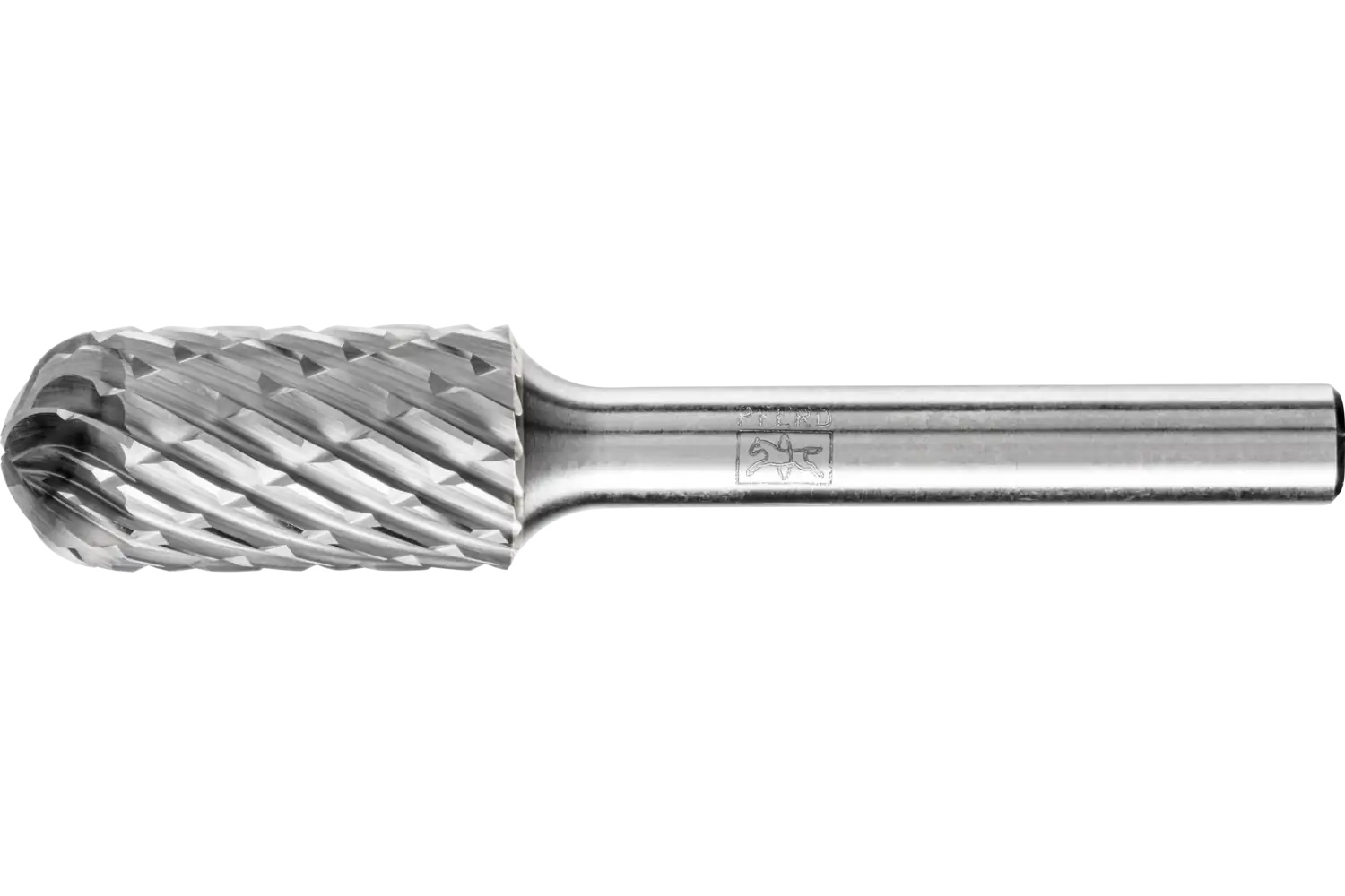 Picture of Pferd Carbide Bur SC-5 L6 Cylindrical Radius End OMNI DC 1/2" x 1" x 1/4" Shank